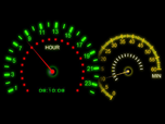 Speed Color Screensaver - Clock Screensaver