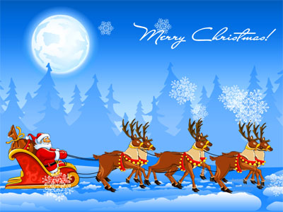 Christmas Sleigh Screensaver Windows 11 download