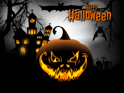 Animated Halloween screensaver.