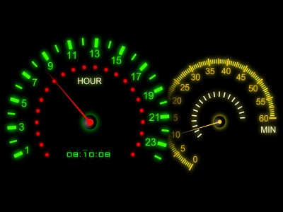 Screenshot of Speed Color Screensaver