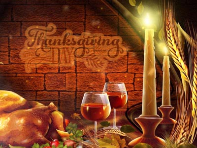 Thanksgiving Holiday animated screensaver.