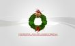 Green coronet - christmas wallpaper
