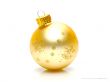 Xmas golden globe - christmas wallpaper
