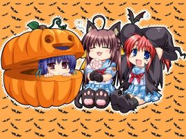 Halloween children Обои