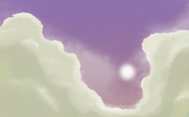 Digital sky purple Wallpaper