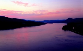 Purple River Обои