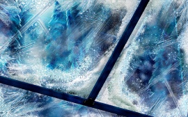 Frozen Window Wallpaper