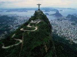 view from corcovado Wallpaper