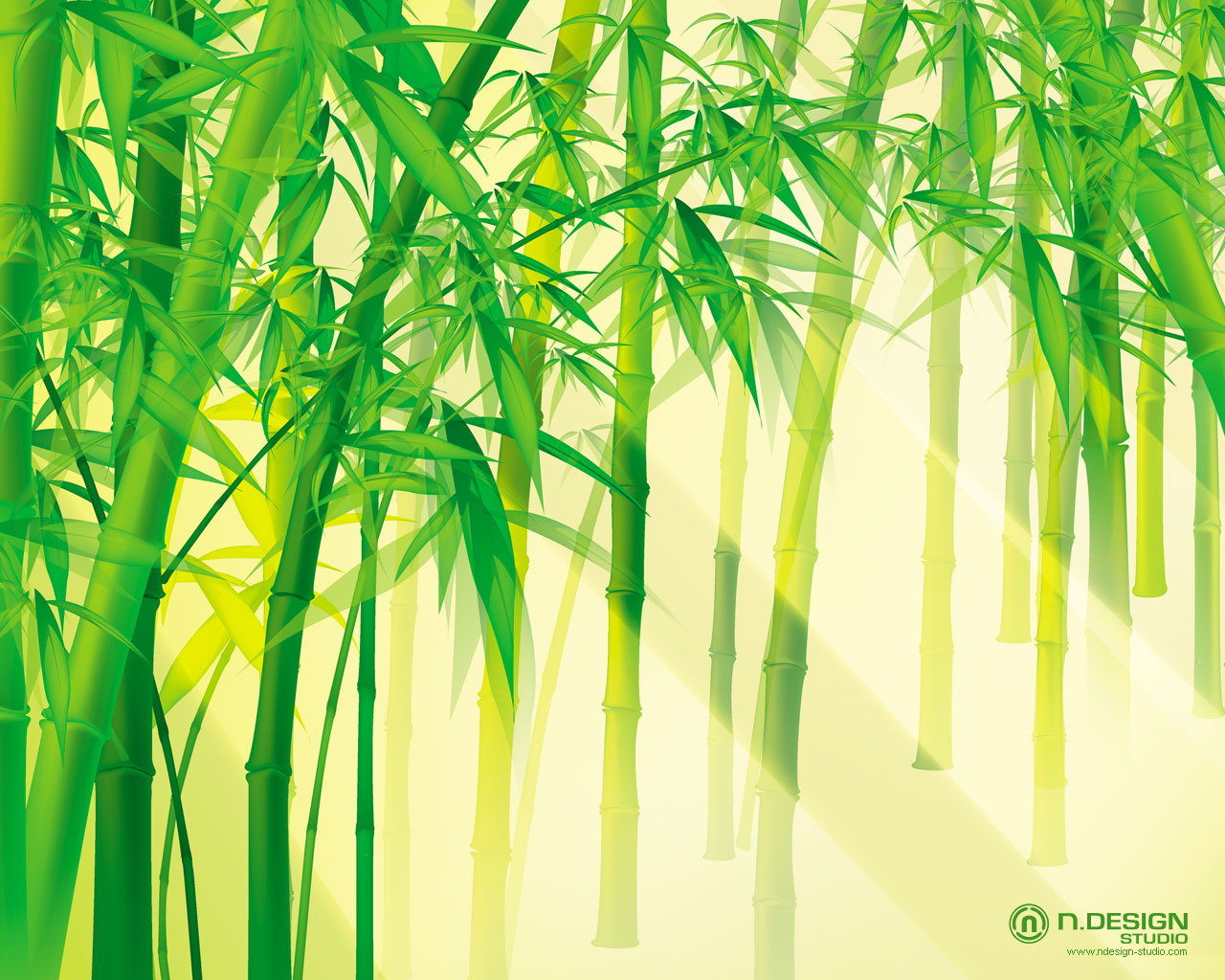 Bamboo scene - abstract wallpaper