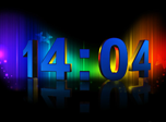 3D Numeric Clock Screensaver - Free Screensavers