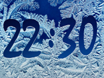 Free Clock Screensavers - Frost Clock Screensaver