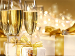 Free Christmas Screensavers - Holiday Champagne Screensaver