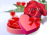 Бесплатные заставки на день св. Валентина - Заставка Весенняя Любовь