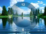 Lake Clock Screensaver - Screenshot #1