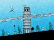 Pisa Tower sketch Wallpaper Preview