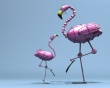 Mechanic Flamingo Предпросмотр Обоев