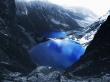 Blue Lake Mountains Wallpaper Preview