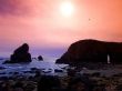 Sunset over shore Wallpaper Preview