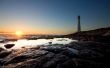 Sunset at lighthouse Wallpaper Preview