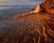 Waterfall in sunset Предпросмотр Обоев