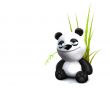 Smiling panda Предпросмотр Обоев