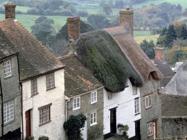 Cottages in England Wallpaper