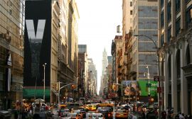 New York streets Wallpaper