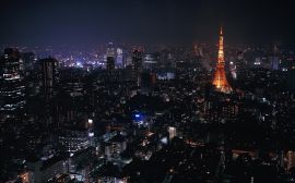 Tokyo at night Обои