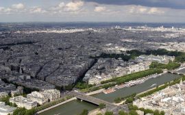 Eiffel tower view Wallpaper