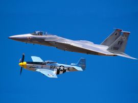 F15 and Mustang Wallpaper