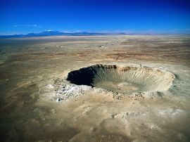 Meteor crater Wallpaper