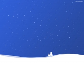 Blue Christmas Обои