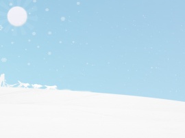 Winter white blue Wallpaper