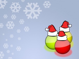 Christmas bubles Обои