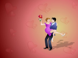 Valentine lovers Обои