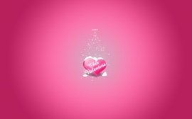 Love pink Valentine Обои