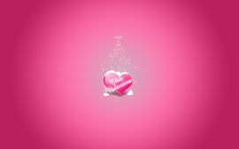 Love pink Valentine Wallpaper