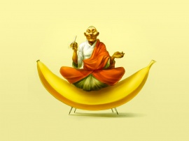 Budha banana Wallpaper