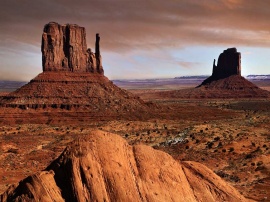 Vista desert scenery Wallpaper