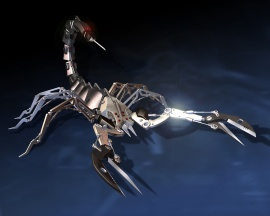 Metal scorpion Обои