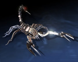 Metal scorpion Wallpaper