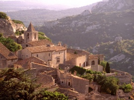 Village of Les Baux Wallpaper