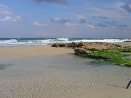 Libya Tajoura beach Обои
