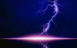 Lightning pink Wallpaper