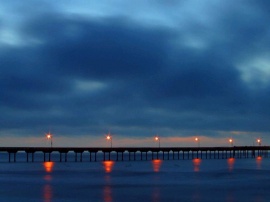 Bridge On Blue Wallpaper