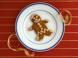 Gingerbread Man Wallpaper