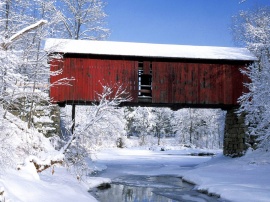 Rustic Bridge Обои