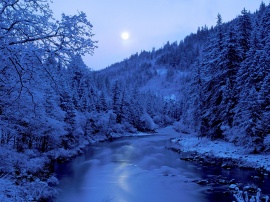 Frozen River Wallpaper