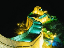Great Wall by Night Обои