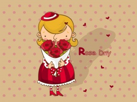 Rose Day Обои